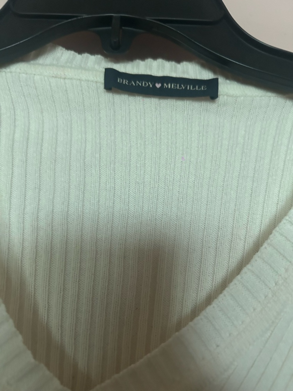 Brandy Melville White Milena Sweater - Picture 6 of 10
